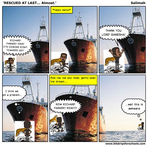 life of pi comic strip|the life of pi.